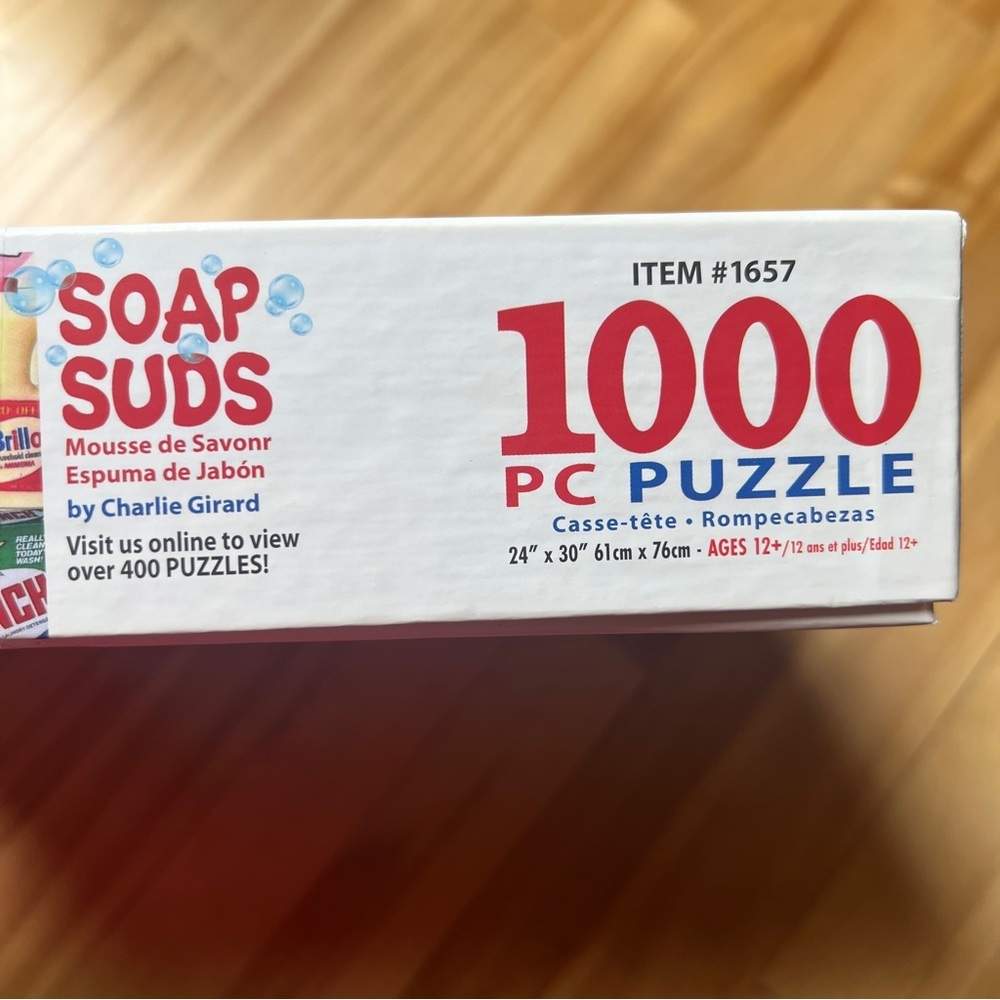White Mountain Soap Suds 1000 Piece Puzzle - Picture 3 of 5